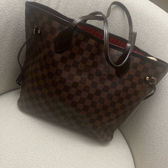 Louis Vuitton coated canvas Neverfull MM - Picture 3 of 4
